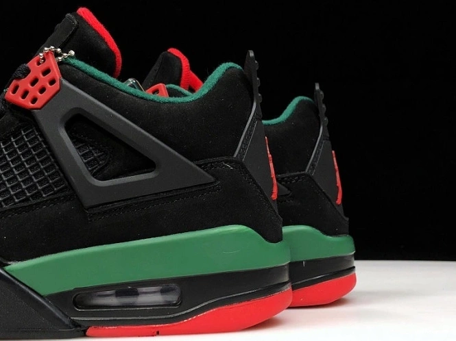 Jordan Red 4 Air Black NRG AQ3816-063 Gorge Green-Varsity 1117